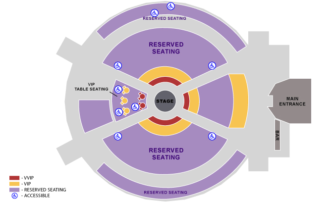 Ceasars Palace Seating Chart