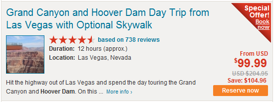 Grand Canyon and Hoover Dam Day Trip from Las Vegas with Optional Skywalk