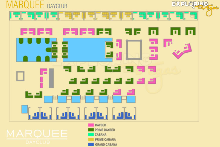 marquee dayclub table map