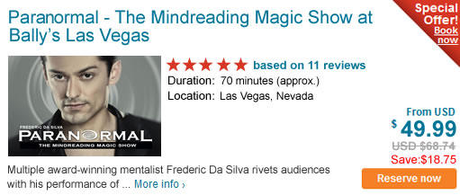 Paranormal - The Mindreading Magic Show ticket