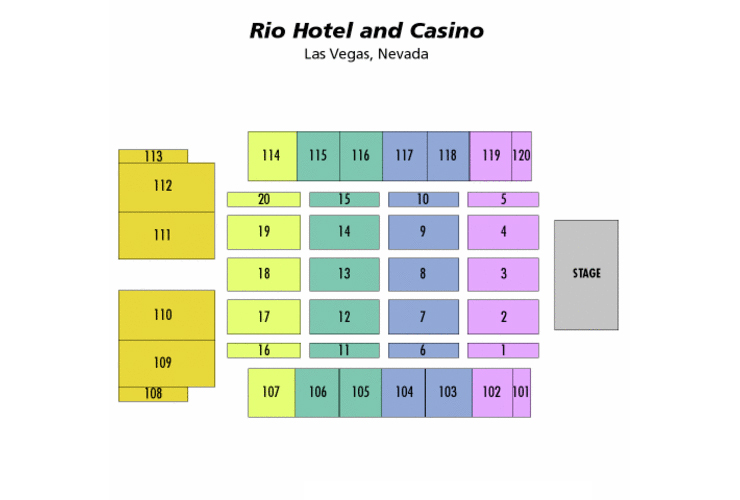 Penn And Teller Theater Seating Chart