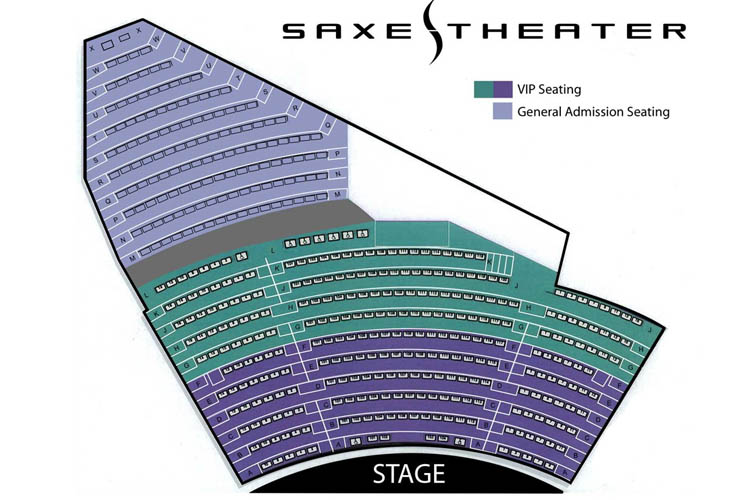 Chippendales seating chart