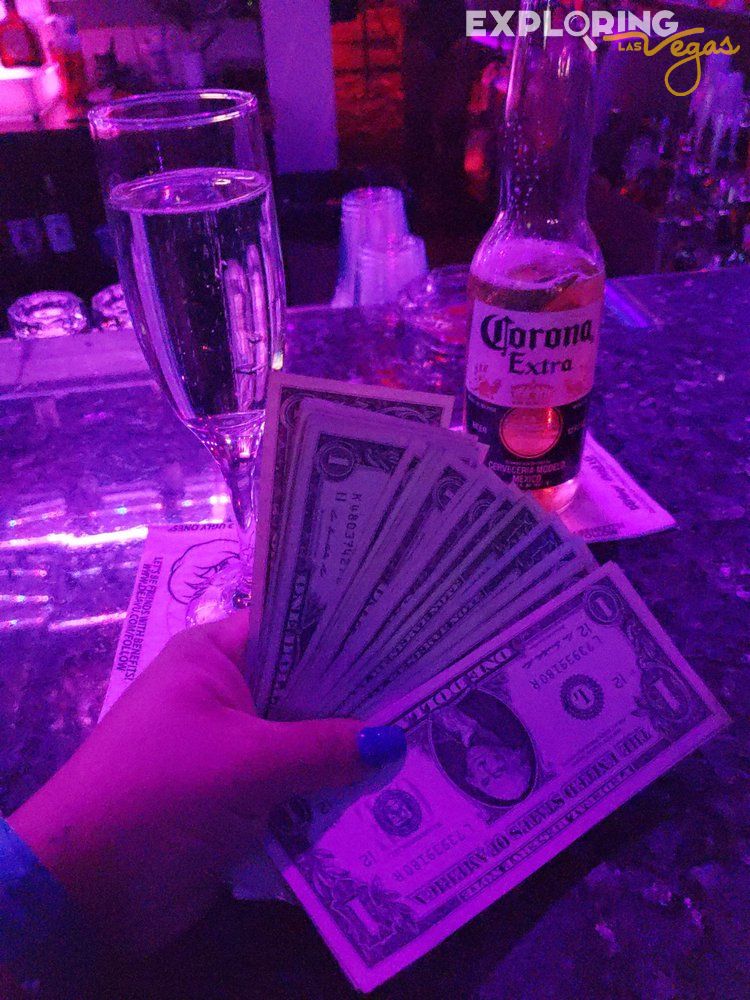 las vegas strip club money