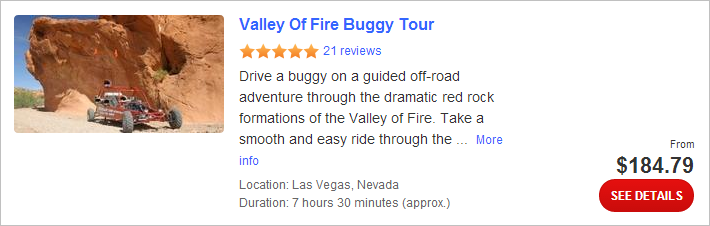 Valley Of Fire Buggy Tour