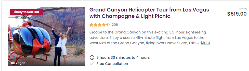 helicopter tour deal
