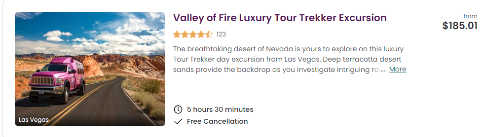 valley of fire tour deal