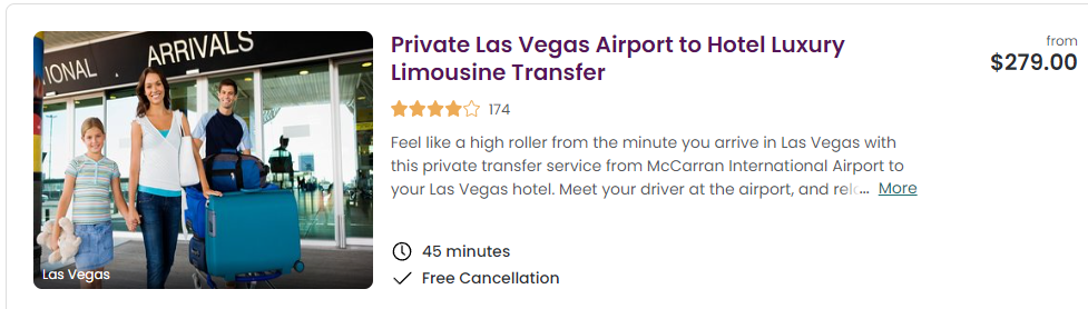 limousine service deal